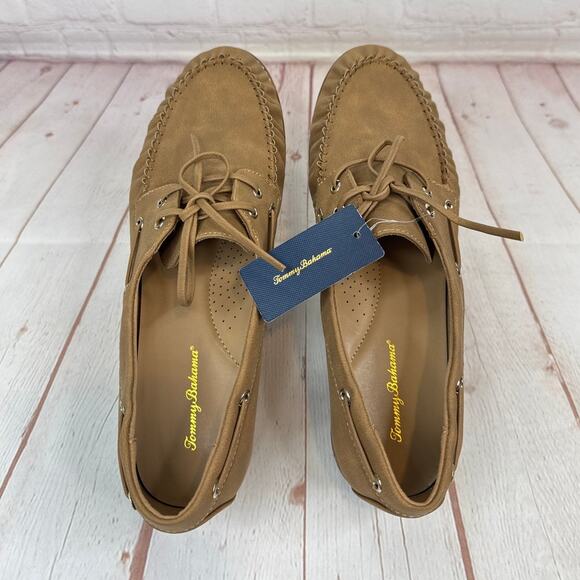 Tommy Bahama Nahara Cognac Boat Loafers Women’s Size 10M - Picture 7 of 12